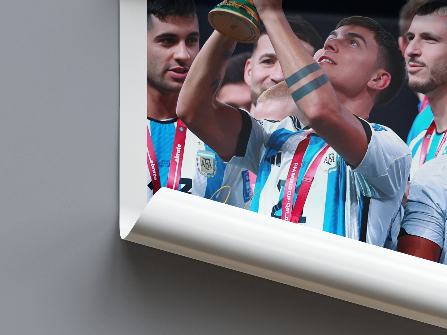 Paulo Dybala Digital Football Poster