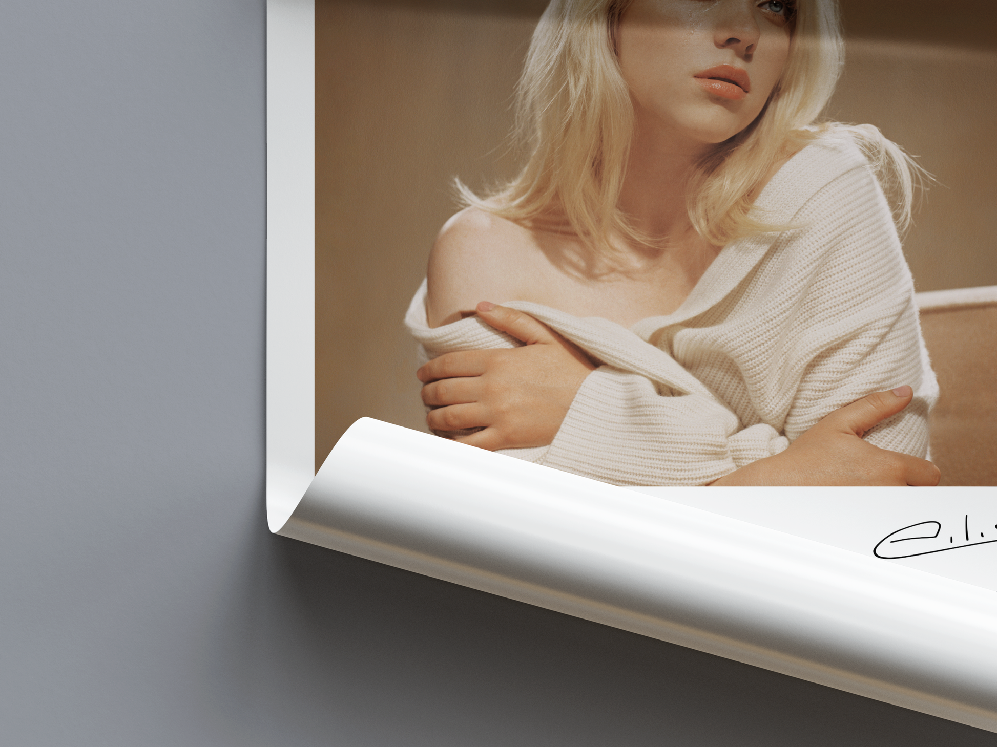 Happier Than Ever Digital Poster - PostrlyAu