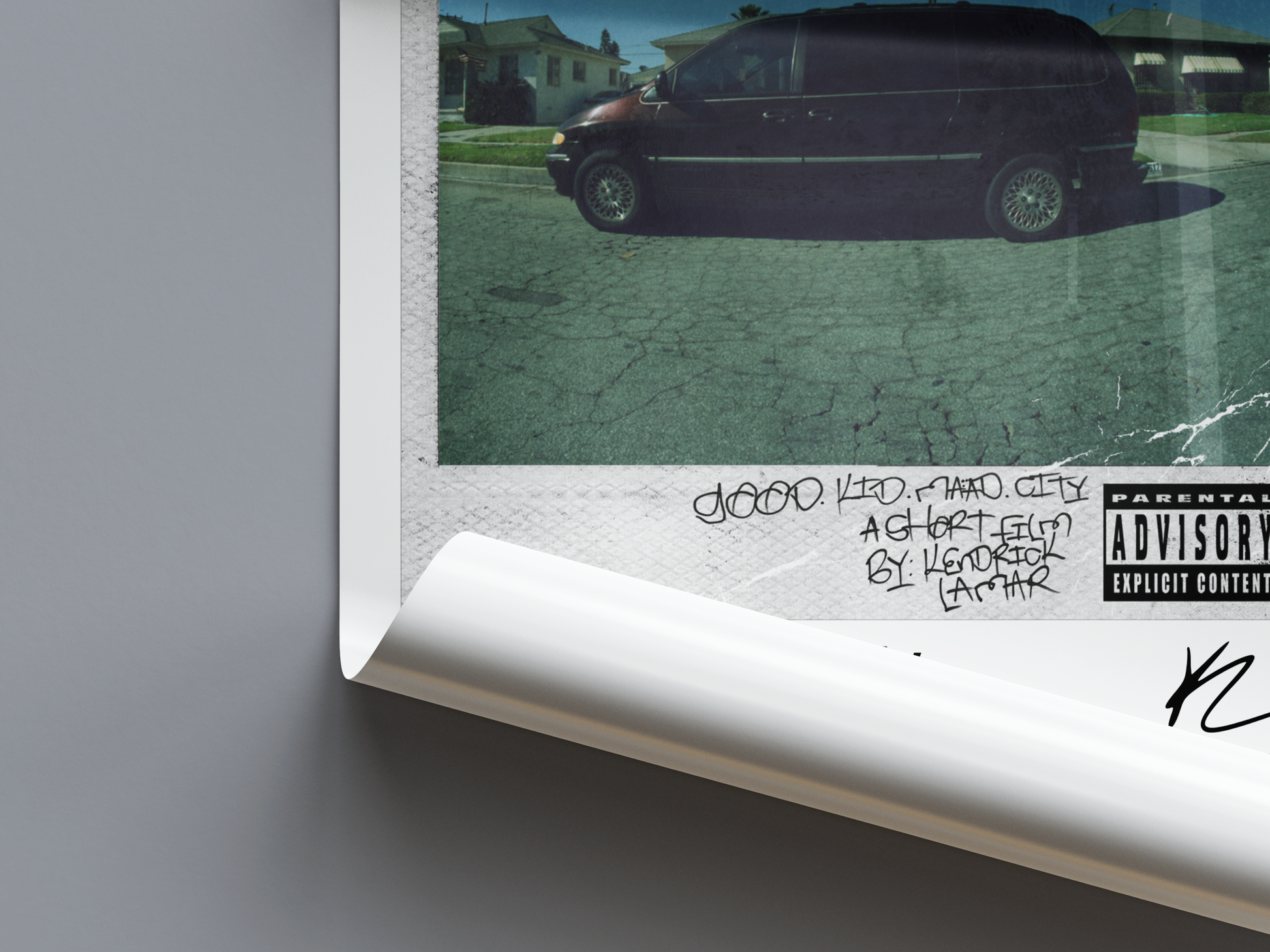 good kid, m.A.A.d city Digital Poster - PostrlyAu