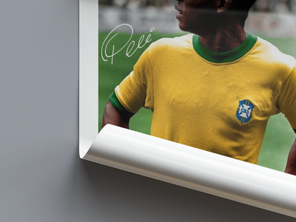 Pelé Digital Football Poster