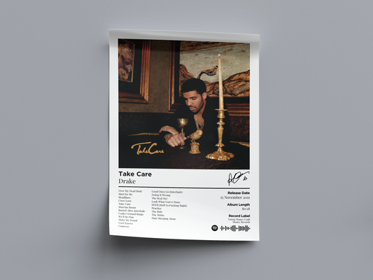 Take Care Digital Poster