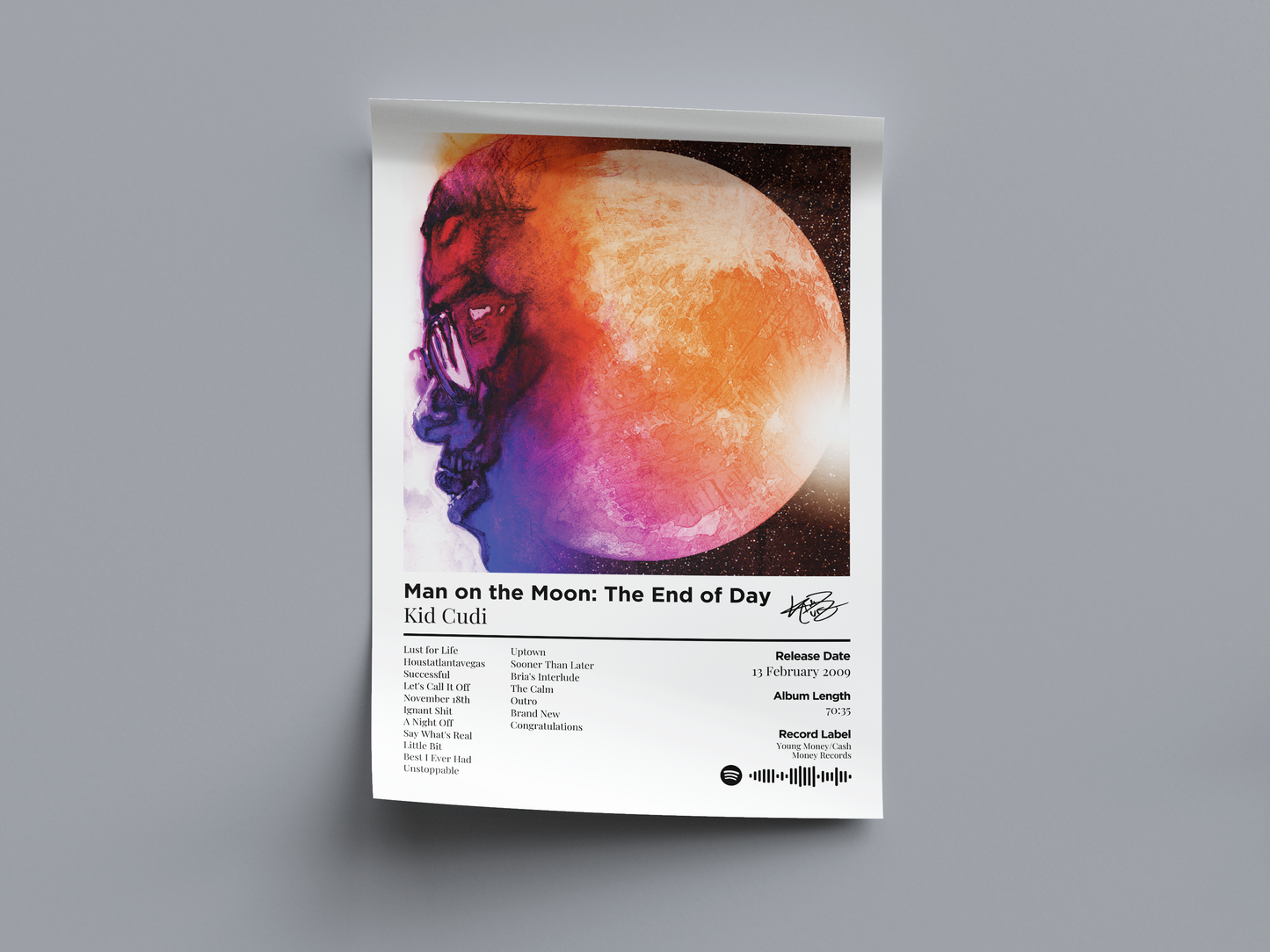 Man on the Moon: The End of Day Digital Poster - PostrlyAu