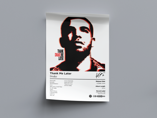 Thank me later Digital Poster - PostrlyAu