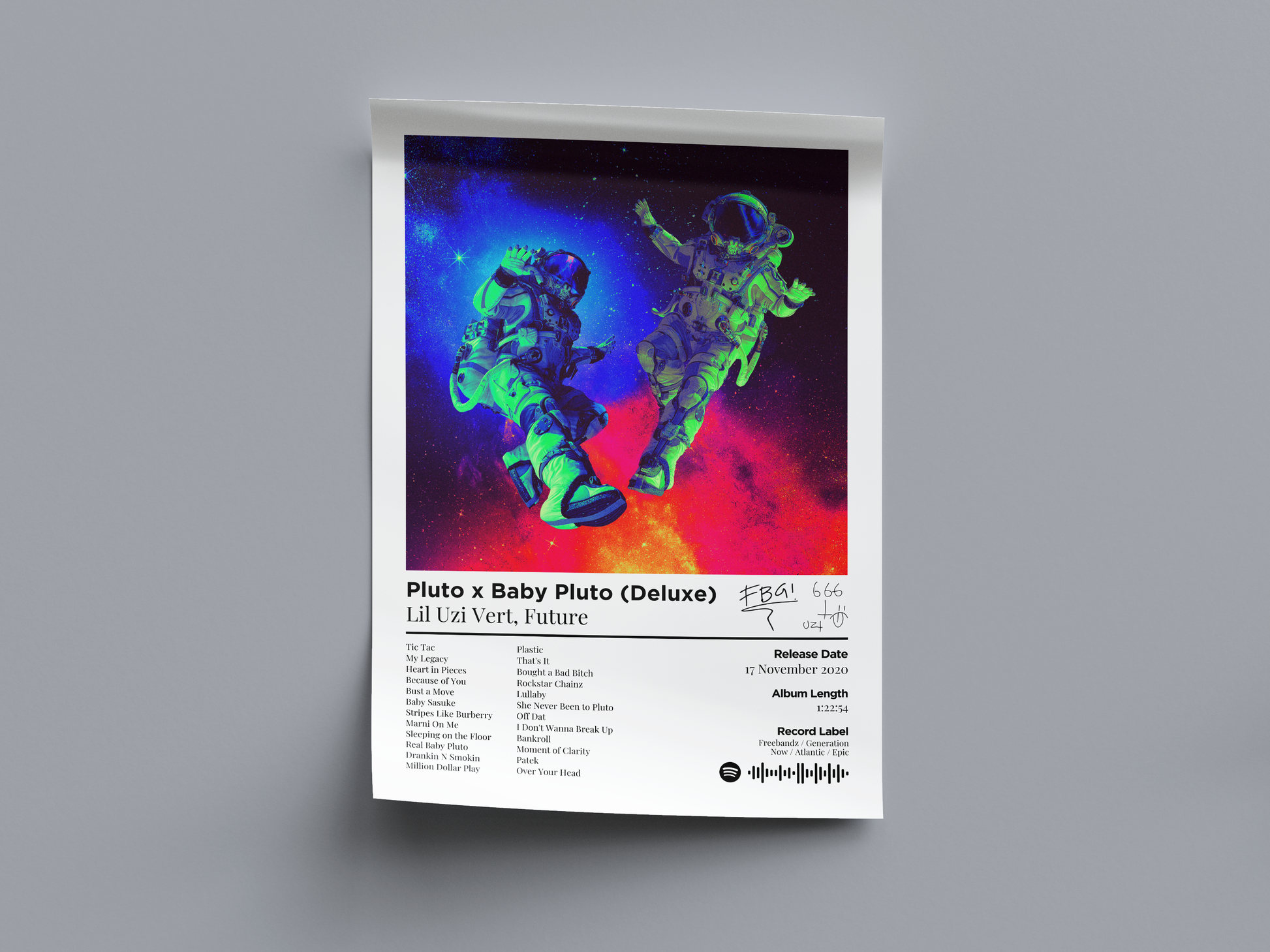 Pluto x Baby Pluto (Deluxe) Digital Poster - PostrlyAu