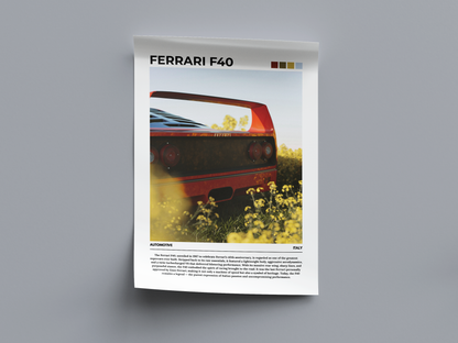 Ferrari F40 (Rear)