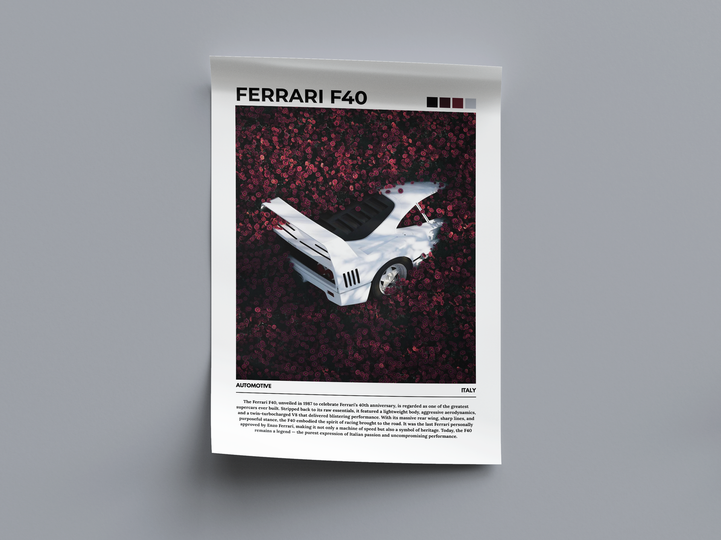 Ferrari F40 (Flowers)