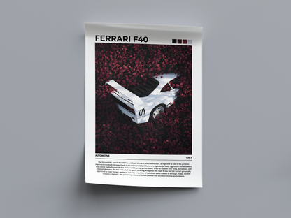 Ferrari F40 (Flowers)