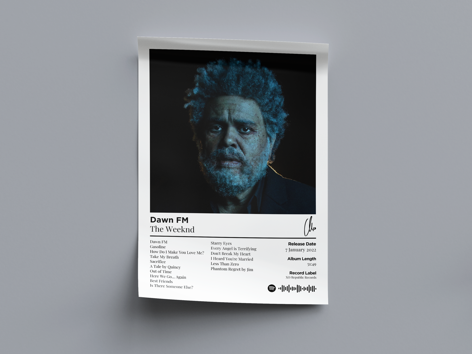 Dawn FM Digital Poster - PostrlyAu