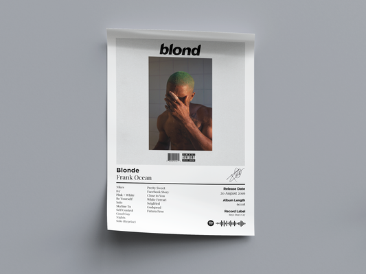 Blonde Digital Poster