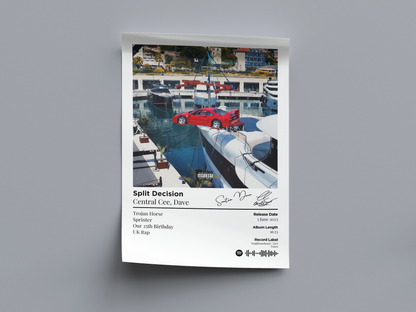 Split Decision Digital Poster - PostrlyAu