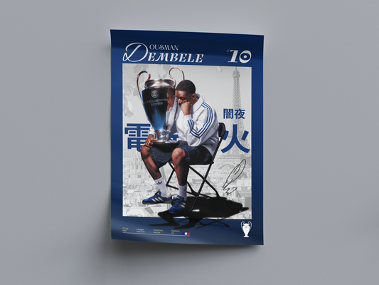 Ousmane Dembélé - Digital Poster