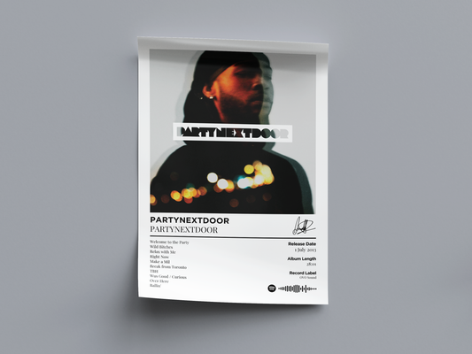 PARTYNEXTDOOR Digital Poster