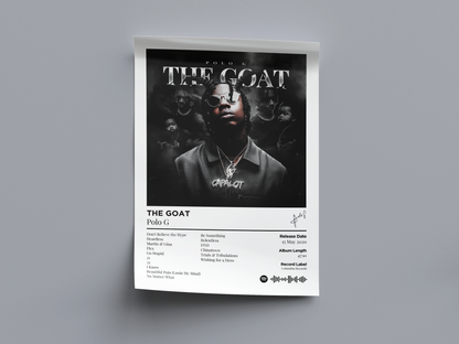 THE GOAT Digital Poster - PostrlyAu