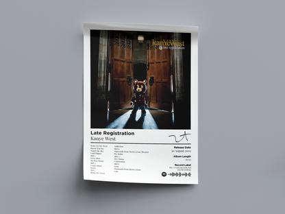 Late Registration Digital Poster - PostrlyAu