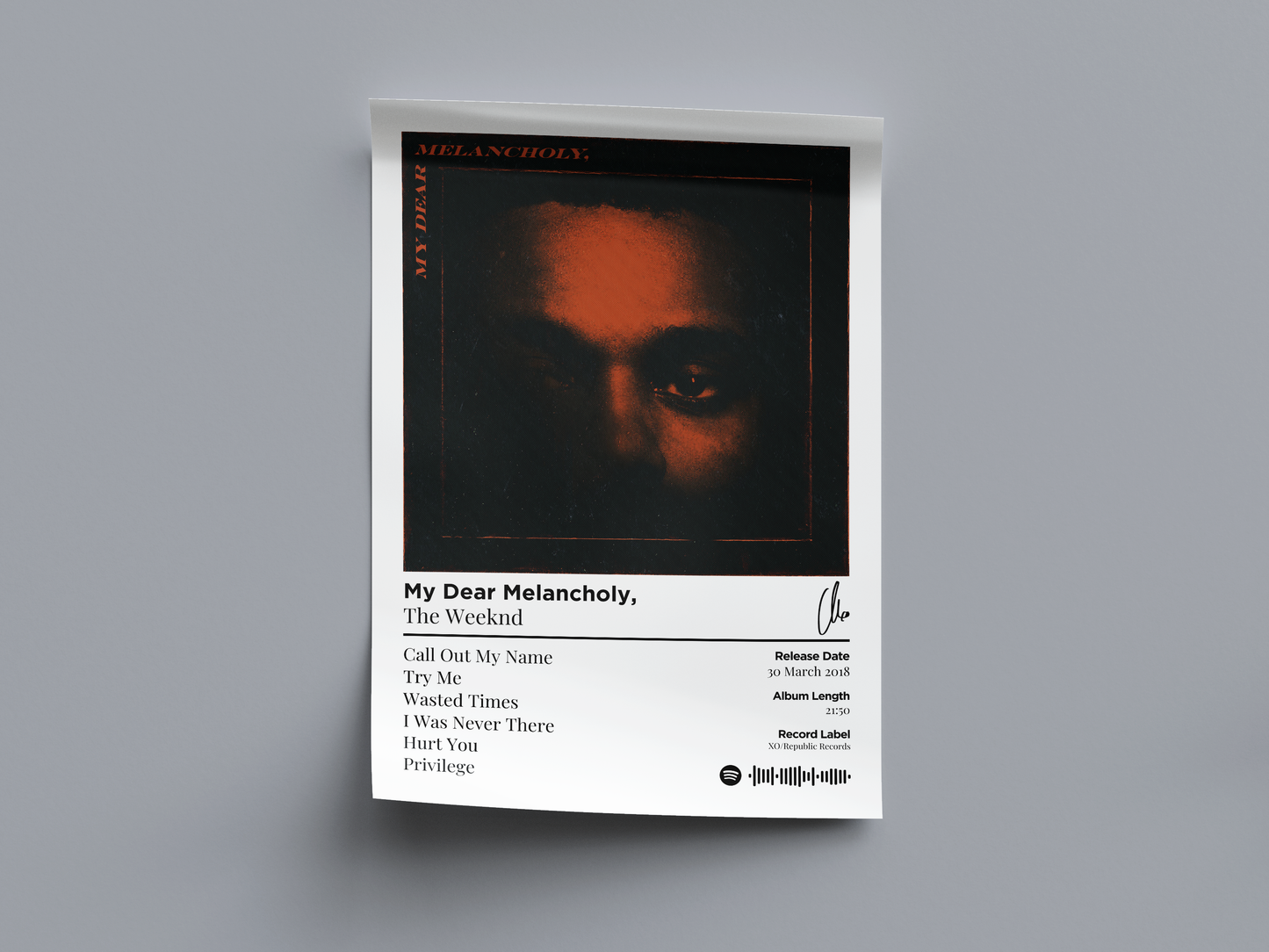My Dear Melancholy,