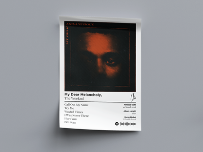 My Dear Melancholy,