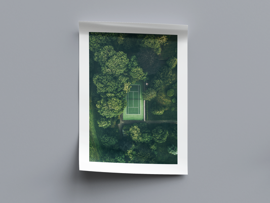 Tennis Court - Digital Poster