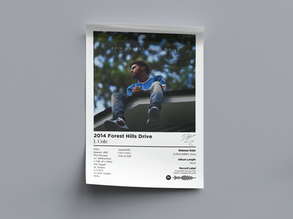 2014 Forest Hills Drive Digital Poster - PostrlyAu