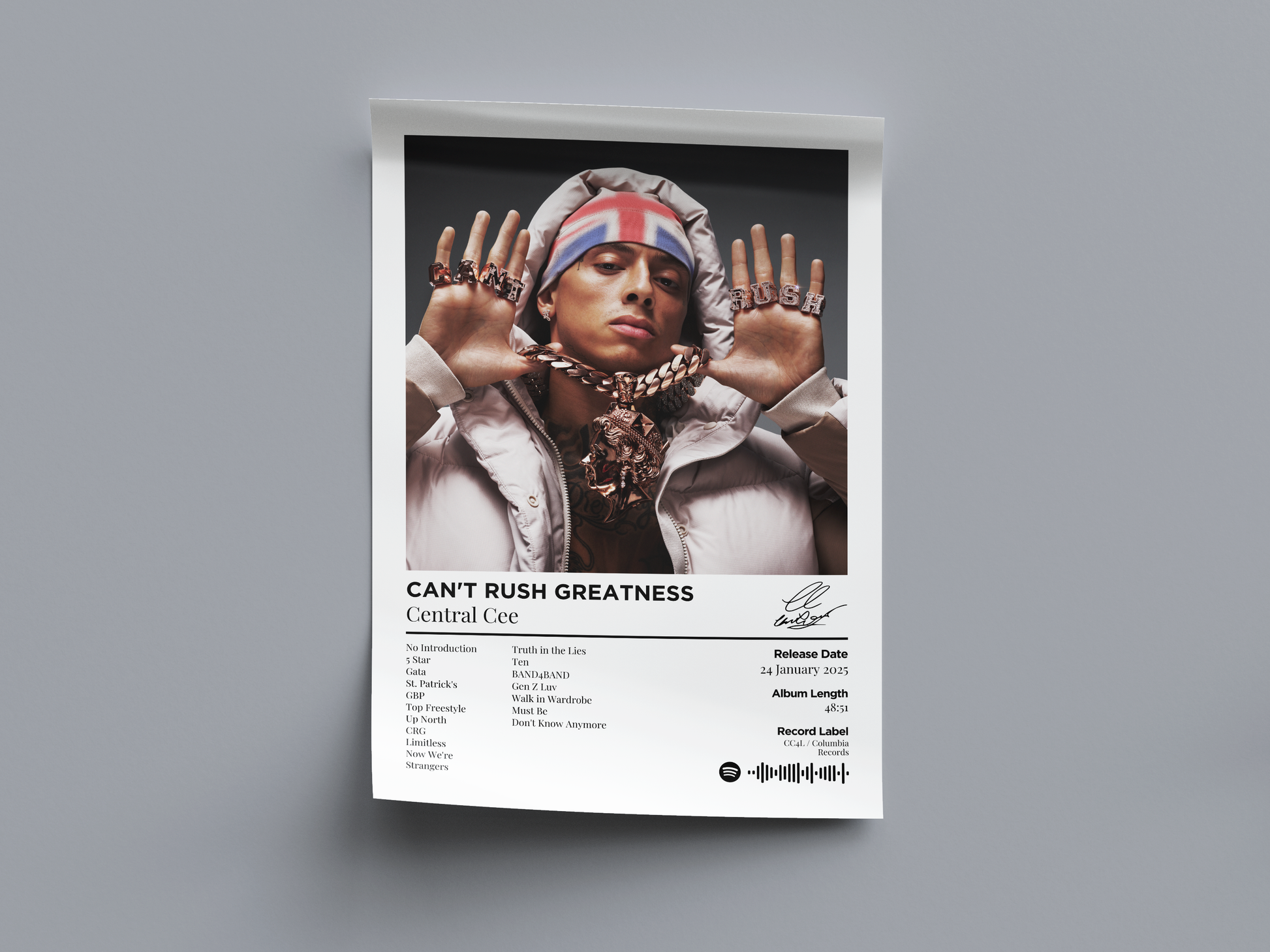 CAN'T RUSH GREATNESS Digital Poster - PostrlyAu