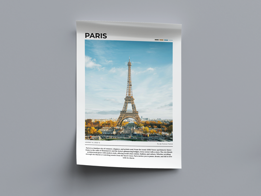 Paris - Digital Poster