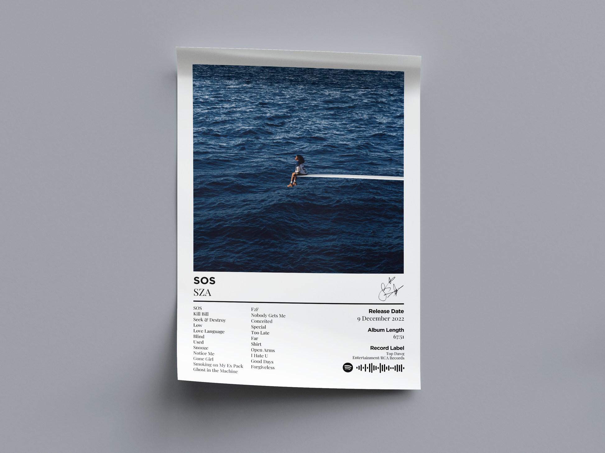 SOS Digital Poster - PostrlyAu