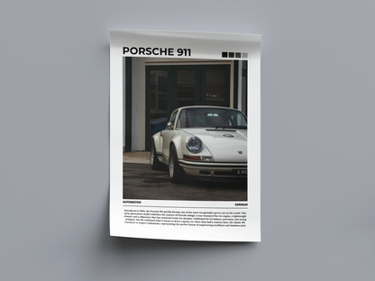 Porsche 911 Digital Poster - PostrlyAu