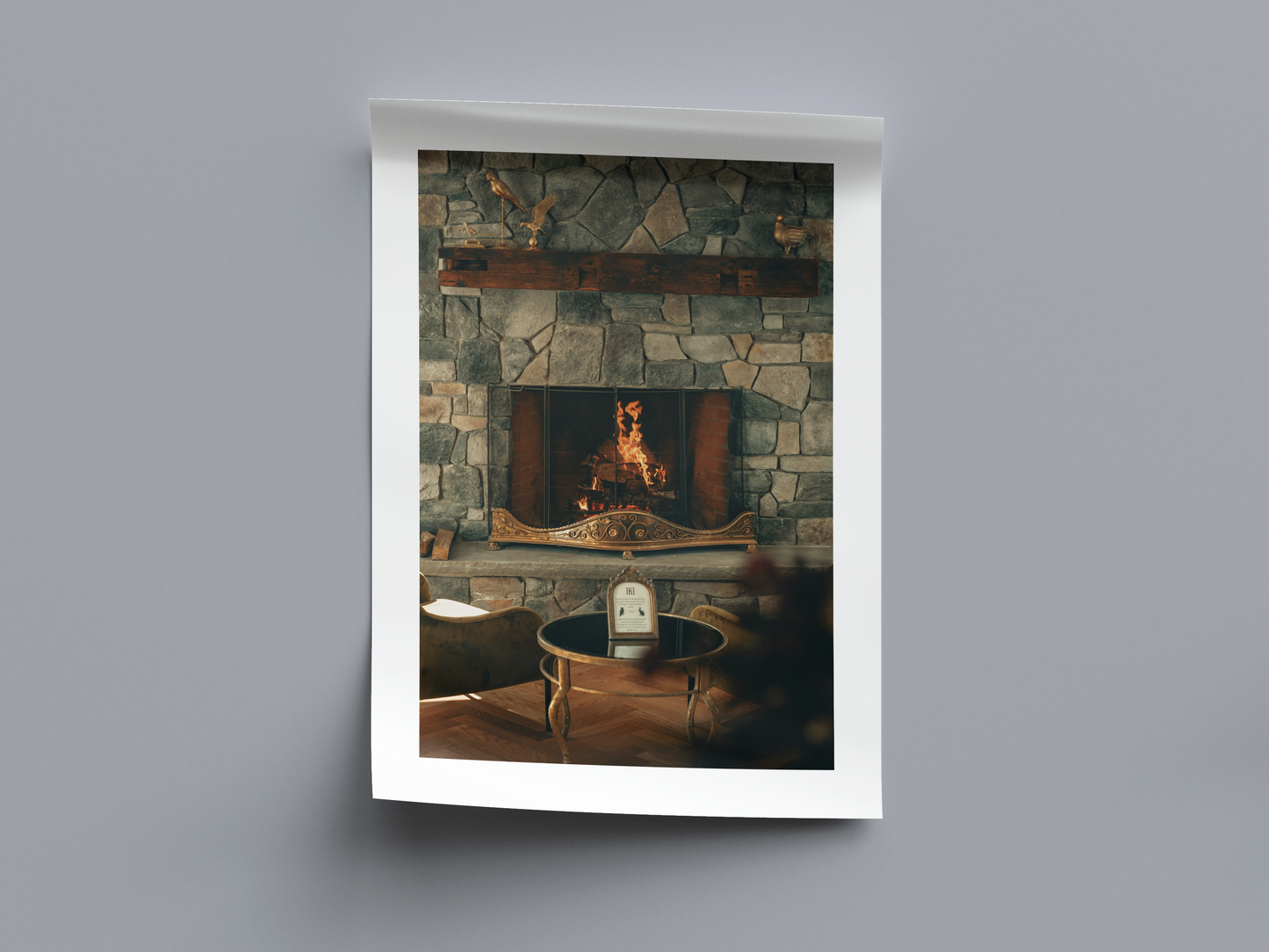 Fireplace - Digital Poster - PostrlyAu