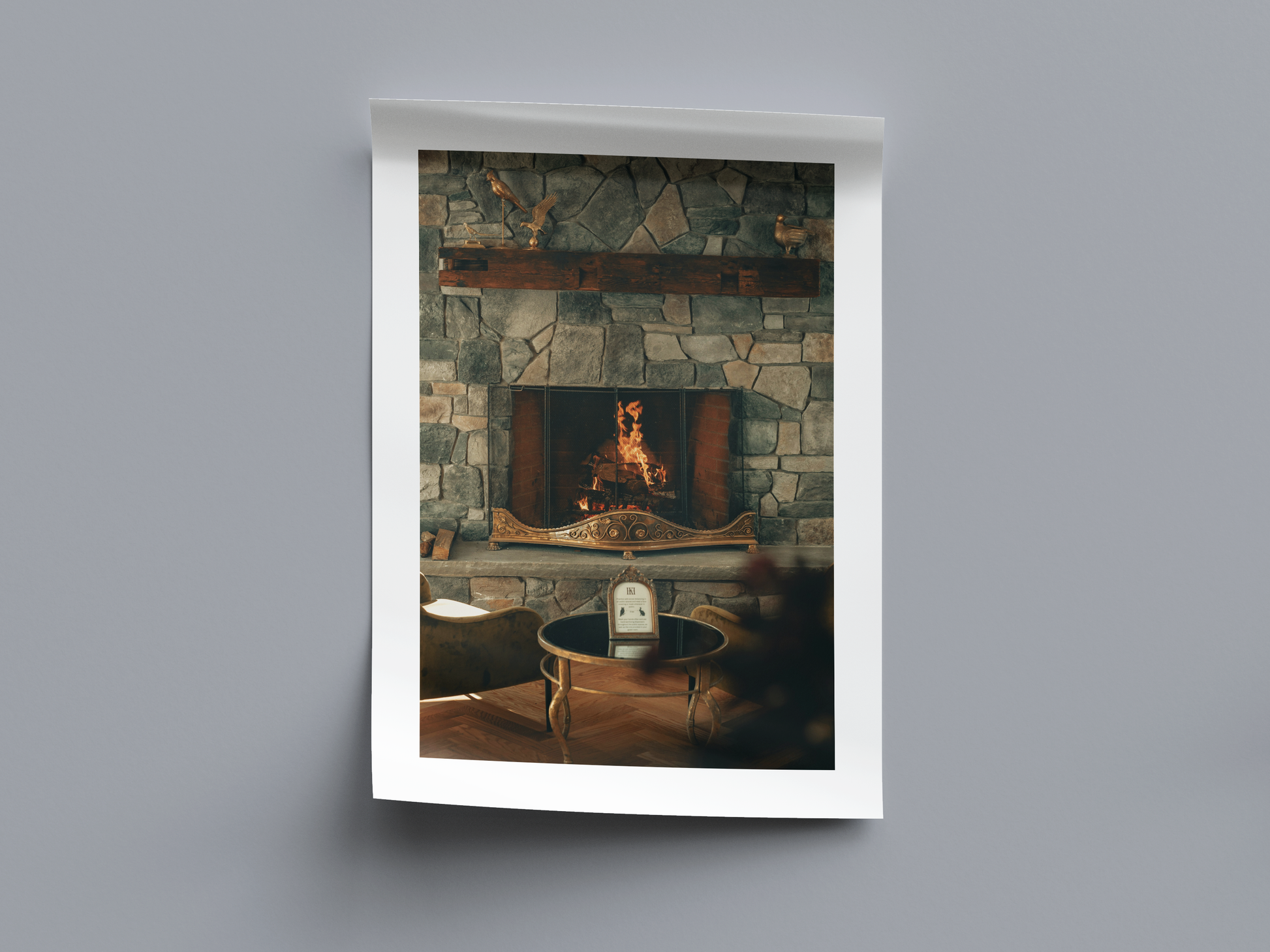 Fireplace - Digital Poster - PostrlyAu