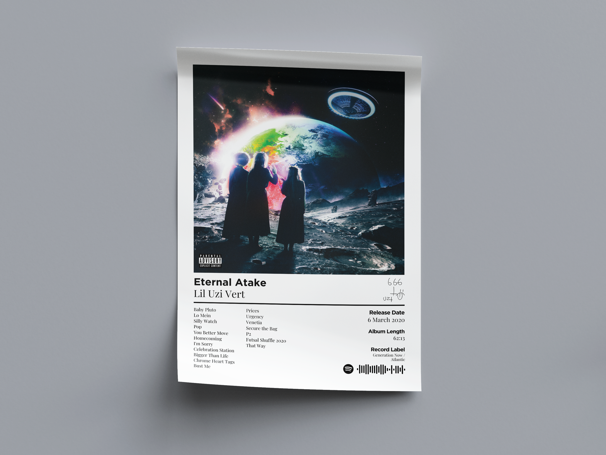 Eternal Atake Digital Poster - PostrlyAu