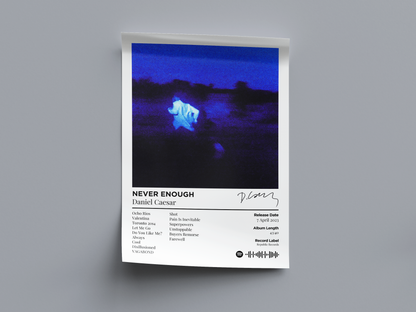 NEVER ENOUGH Digital Poster - PostrlyAu