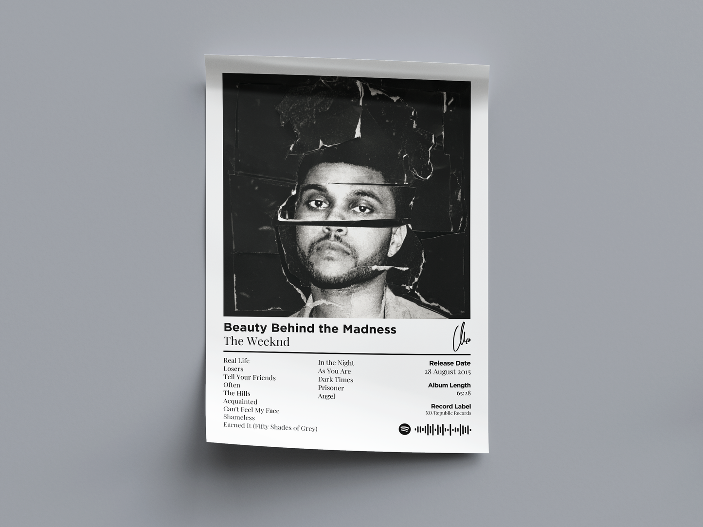 Beauty Behind the Madness Digital Poster - PostrlyAu