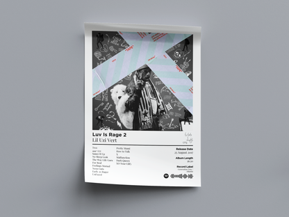 Luv Is Rage 2 Digital Poster - PostrlyAu