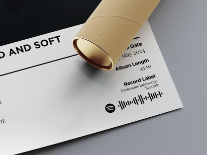 HIT ME HARD AND SOFT Digital Poster - PostrlyAu