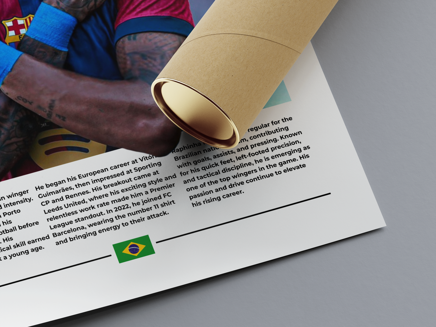 Raphinha Digital Football Poster