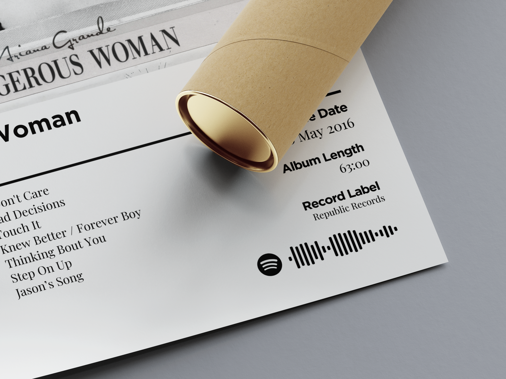 Dangerous Woman Digital Poster - PostrlyAu