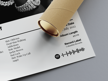 True 2 Myself Digital Poster - PostrlyAu