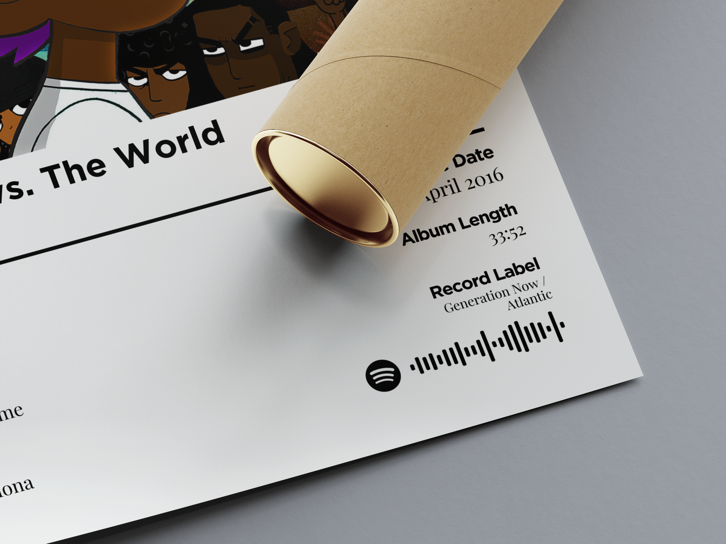 Lil Uzi Vert vs. The World Digital Poster - PostrlyAu