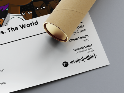 Lil Uzi Vert vs. The World Digital Poster - PostrlyAu