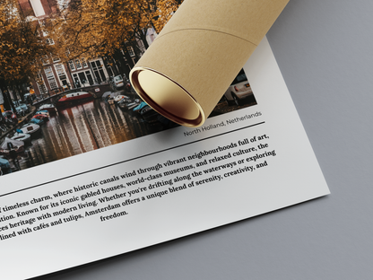 Amsterdam - Digital Poster - PostrlyAu