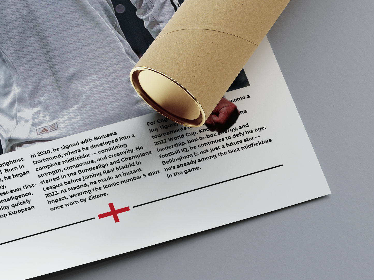 Jude Bellingham Digital Football Poster