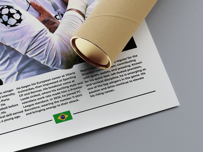 Neymar Jr. Digital Football Poster