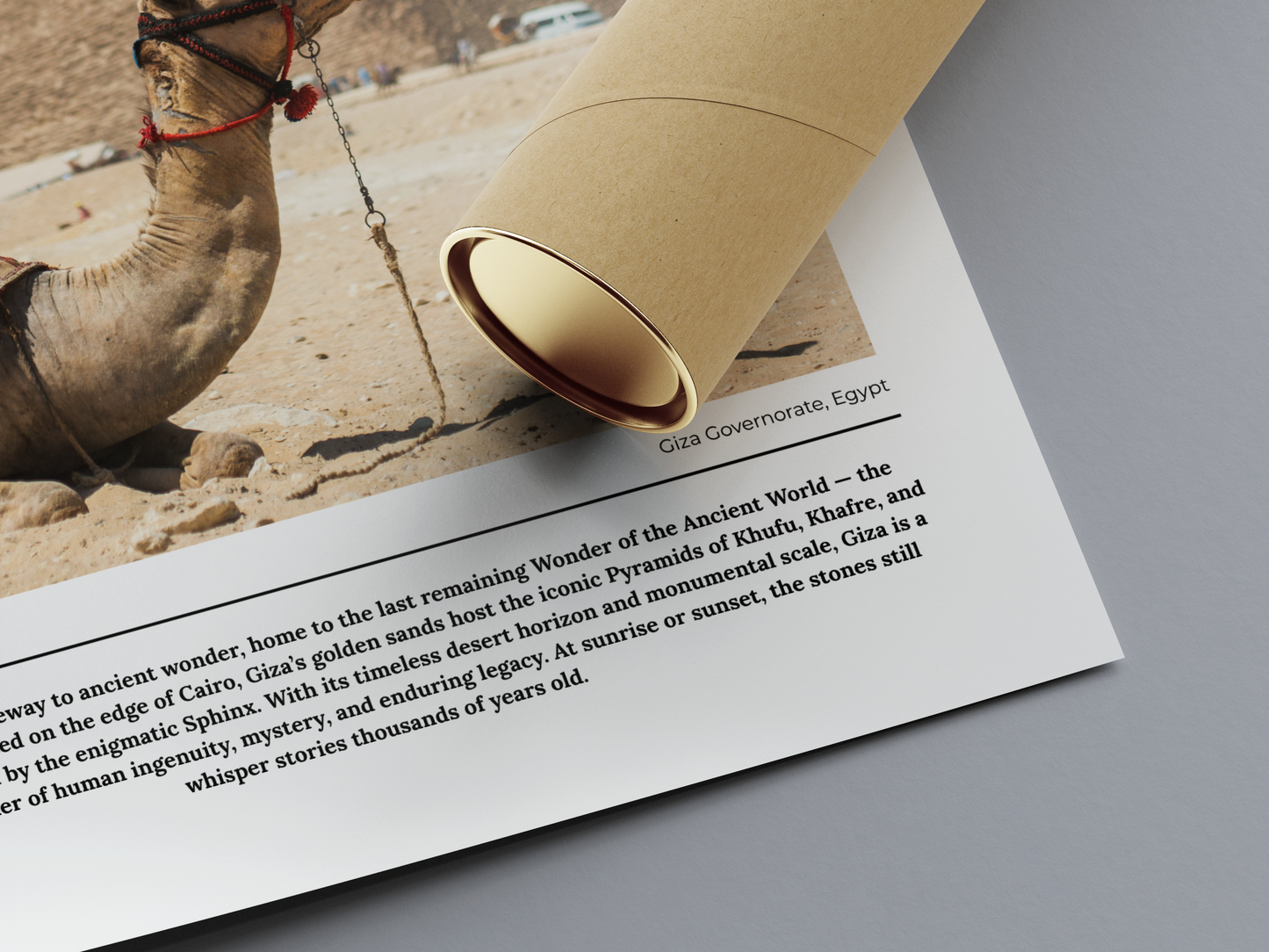 Giza - Digital Poster - PostrlyAu