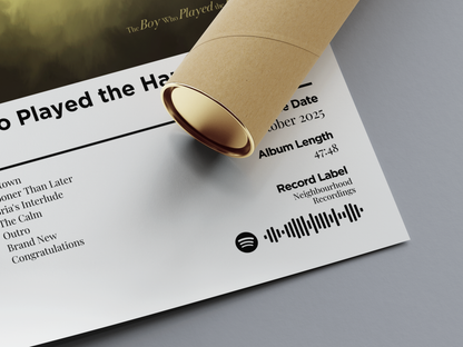 Santan Dave - The Boy Who Played the Harp Digital Album Poster