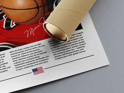 Michael Jordan Digital Basketball Poster