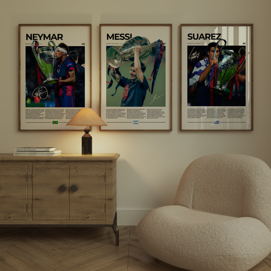 Messi Neymar Suarez - Digital Posters