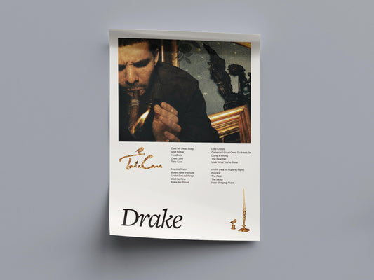 Drake - Take Care Digital Poster