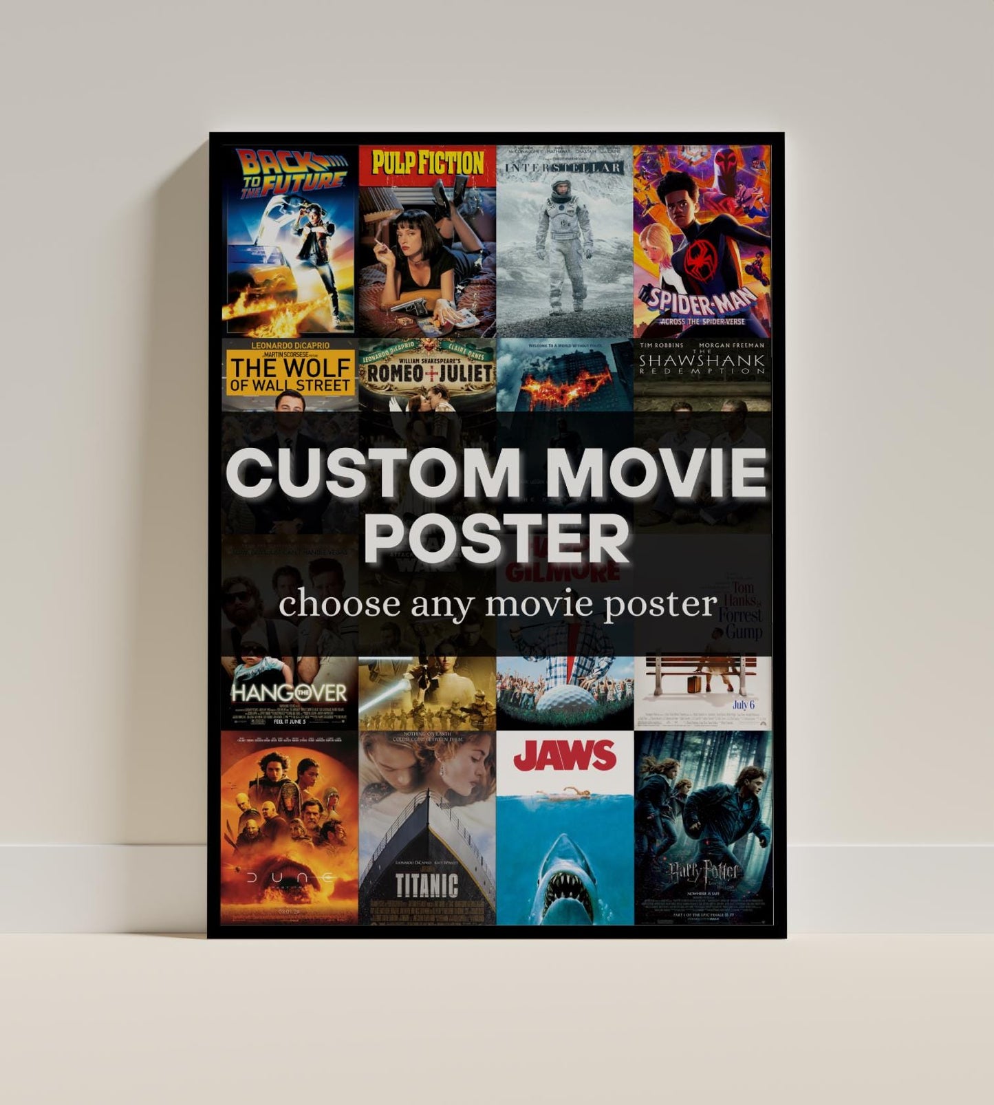 Custom Movie Digital Poster