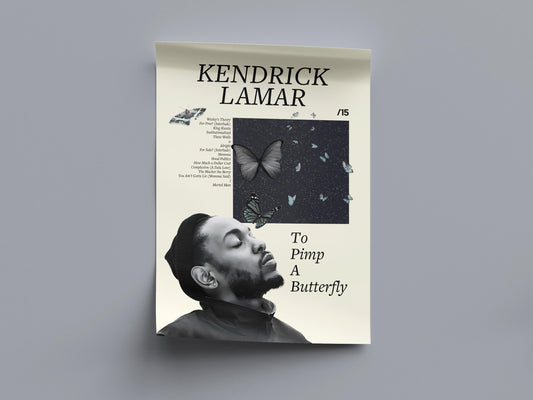 Kendrick Lamar - To Pimp A Butterfly Digital Poster