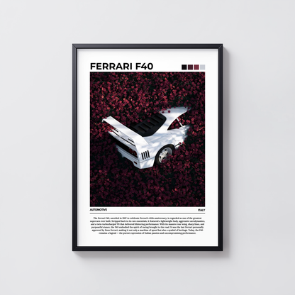 Ferrari F40 (Flowers)