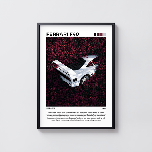 Ferrari F40 (Flowers)
